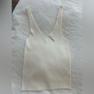 Cream tank top. XS.